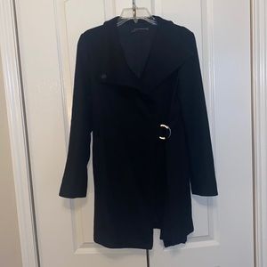 Zara Black Blazer with Silver Accent